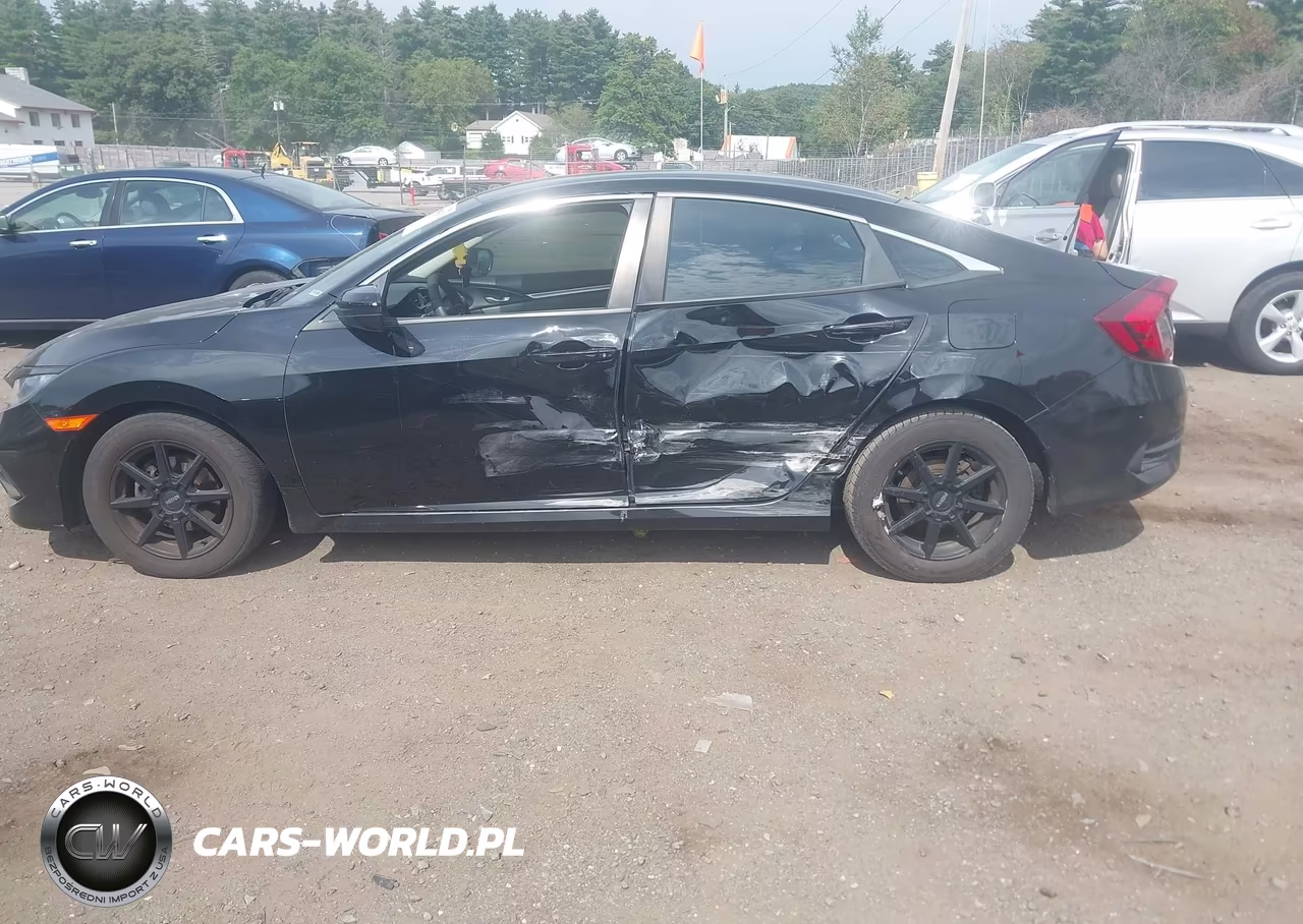 2019 Honda Civic Lx VIN:2HGFC2F64KH599395 - 6