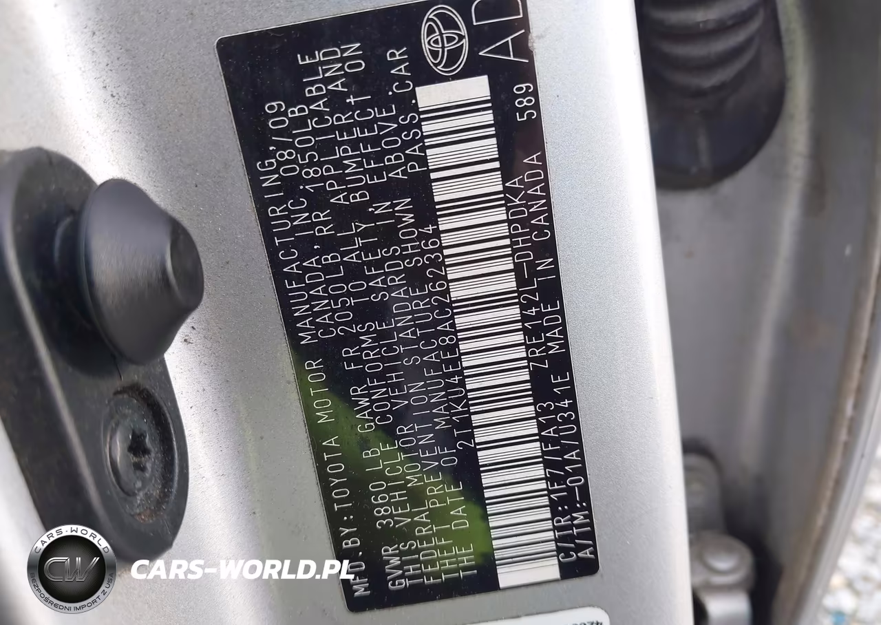 2010 Toyota Matrix VIN:2T1KU4EE8AC262364 - 9
