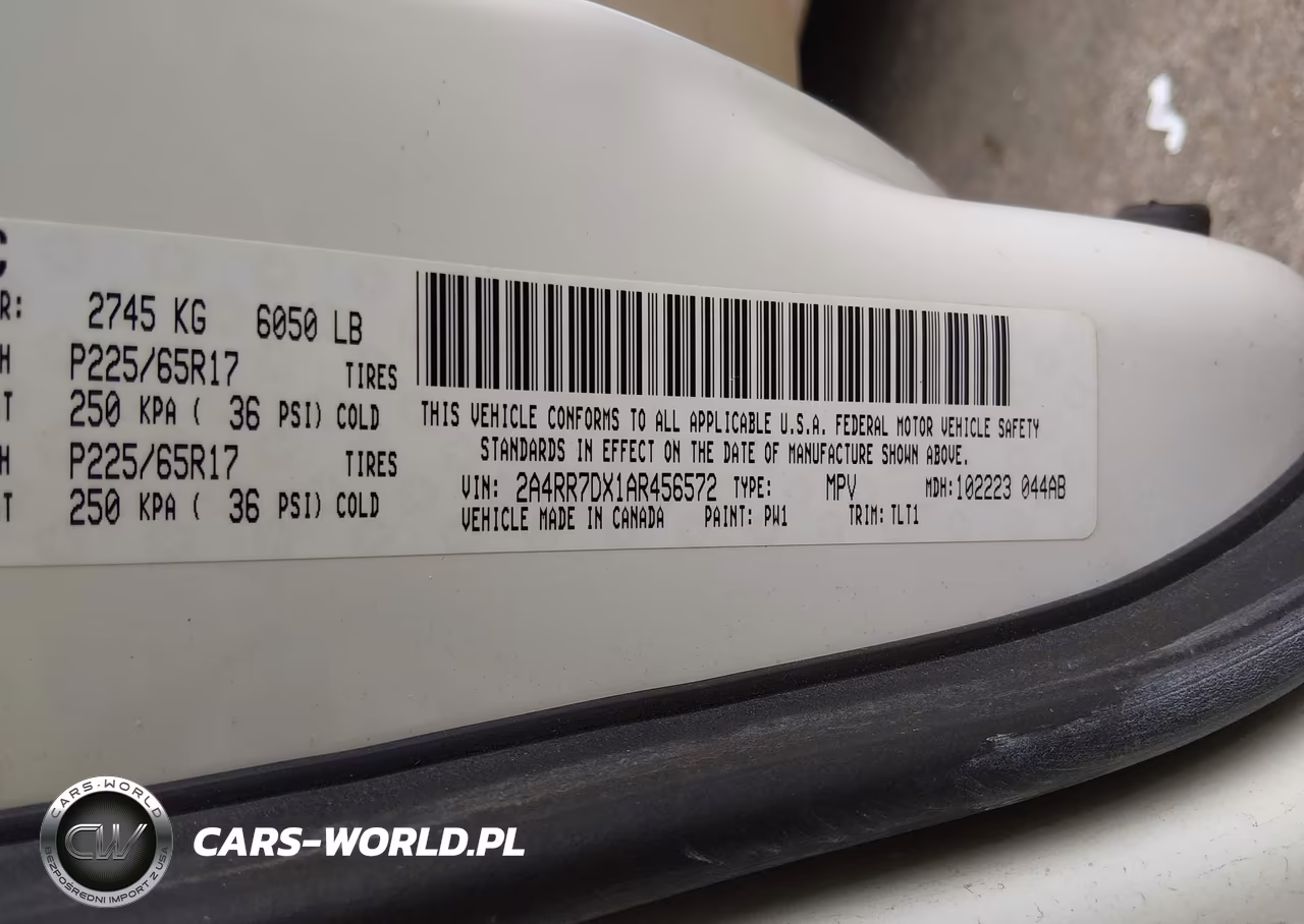 2010 Chrysler Town & Country New Limited VIN:2A4RR7DX1AR456572 - 9
