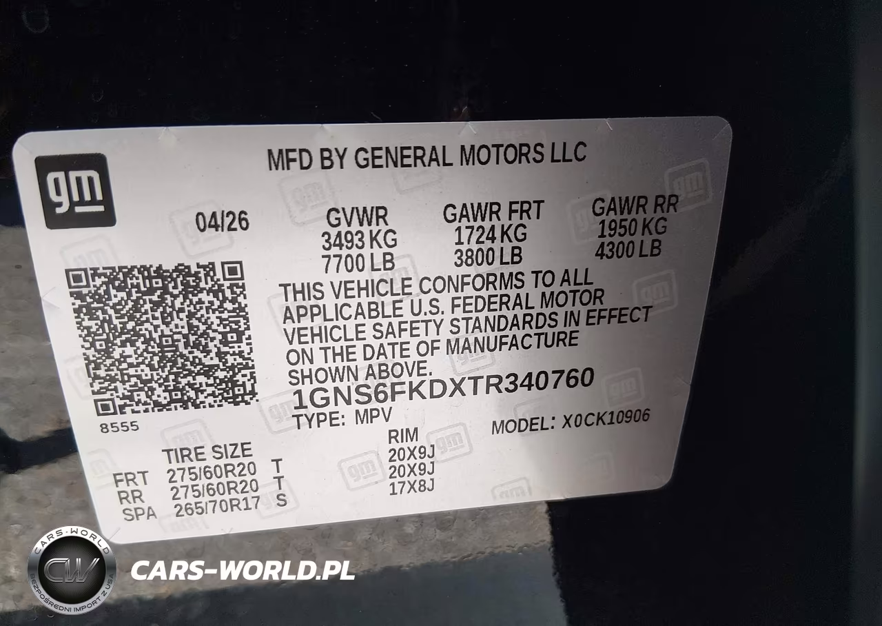 2026 Chevrolet Suburban Premier, 4Wd VIN:1GNS6FKDXTR340760 - 9
