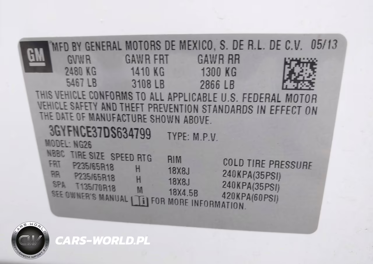 2013 Cadillac Srx Luxury Collection VIN:3GYFNCE37DS634799 - 9
