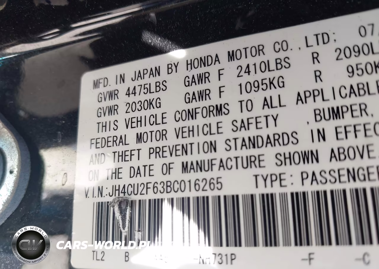 2011 Acura Tsx 2.4 VIN:JH4CU2F63BC016265 - 9