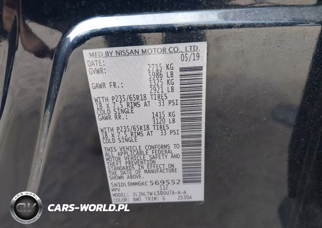 2019 Infiniti Qx60 Luxe VIN:5N1DL0MM6KC569552 - 9