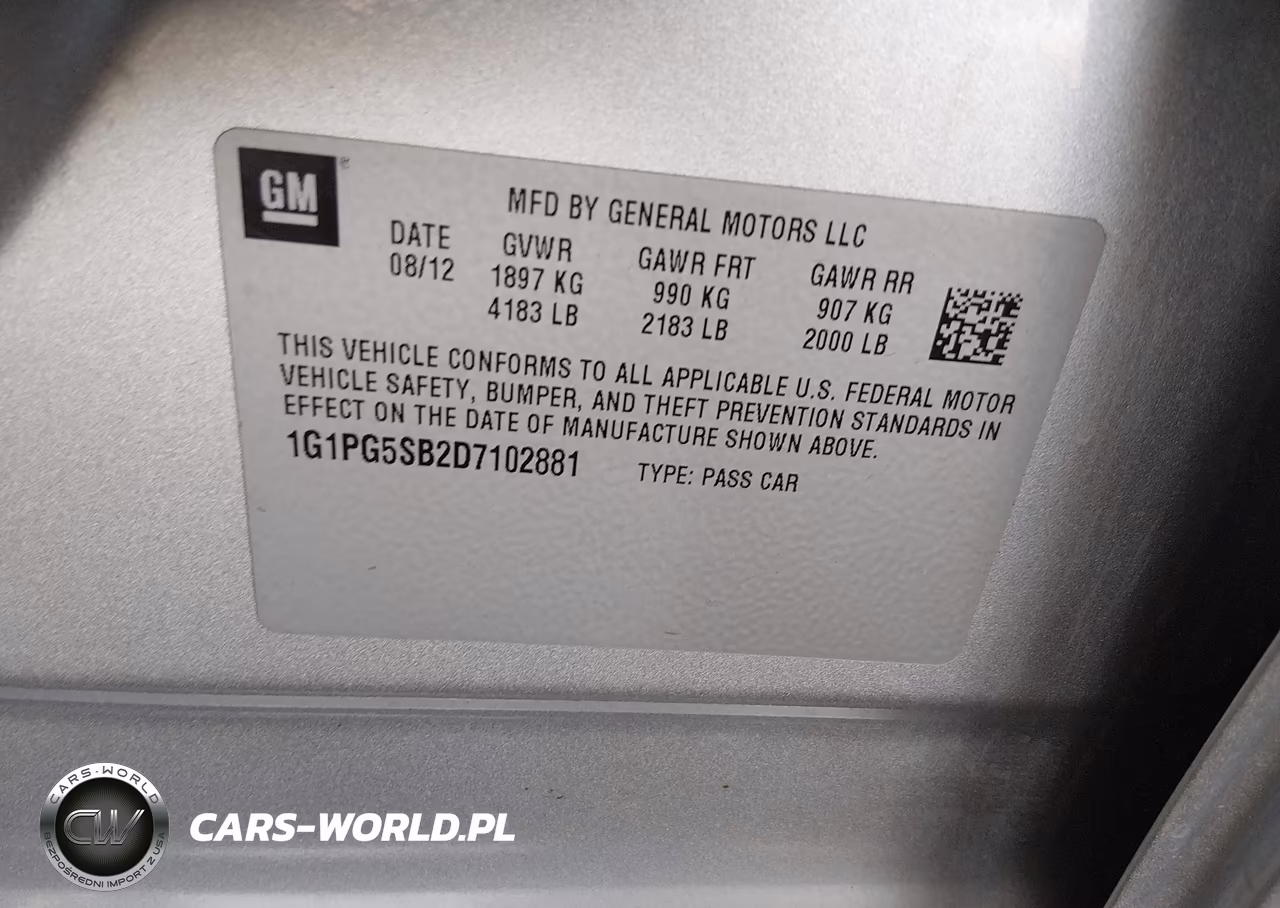 2013 Chevrolet Cruze Ltz VIN:1G1PG5SB2D7102881 - 9