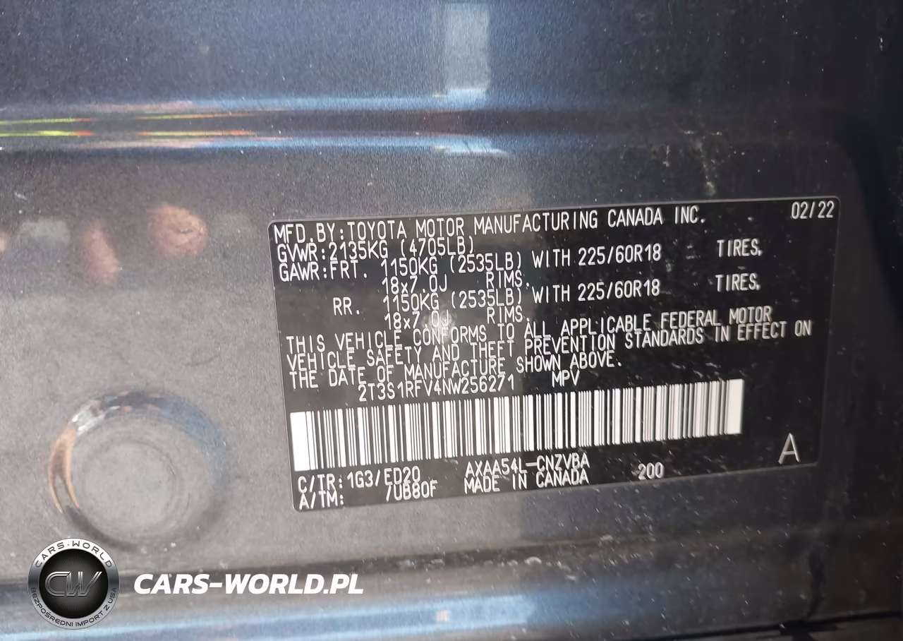 2022 Toyota Rav4 Trd Off Road VIN:2T3S1RFV4NW256271 - 9