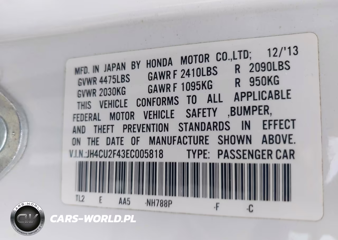 2014 Acura Tsx 2.4 VIN:JH4CU2F43EC005818 - 9