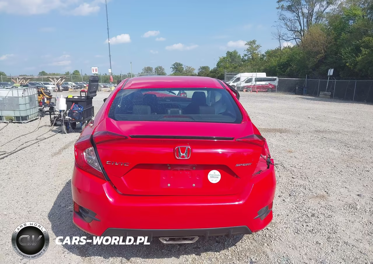 2020 Honda Civic Sport VIN:2HGFC2F81LH506500 - 17