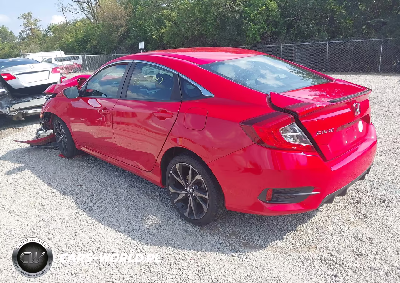 2020 Honda Civic Sport VIN:2HGFC2F81LH506500 - 3