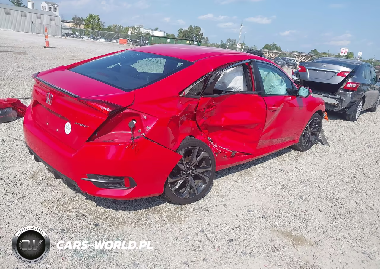 2020 Honda Civic Sport VIN:2HGFC2F81LH506500 - 4