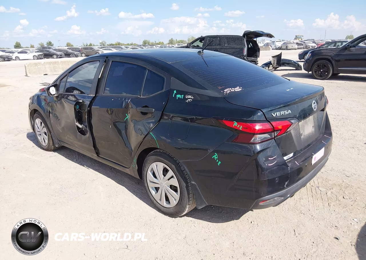 2021 Nissan Versa S Xtronic Cvt VIN:3N1CN8DV3ML821754 - 3