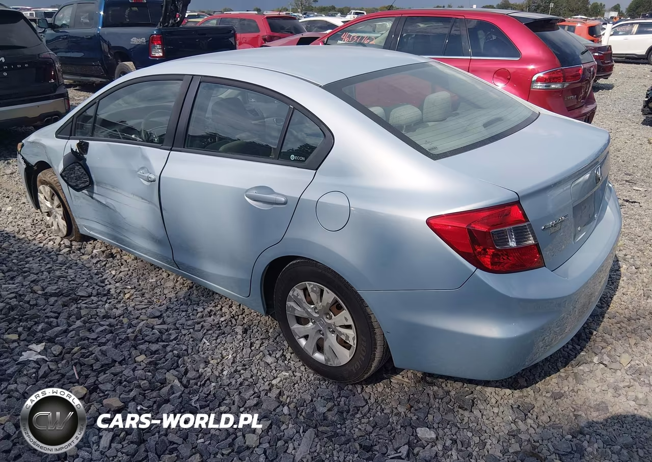2012 Honda Civic Lx VIN:19XFB2F5XCE078879 - 3