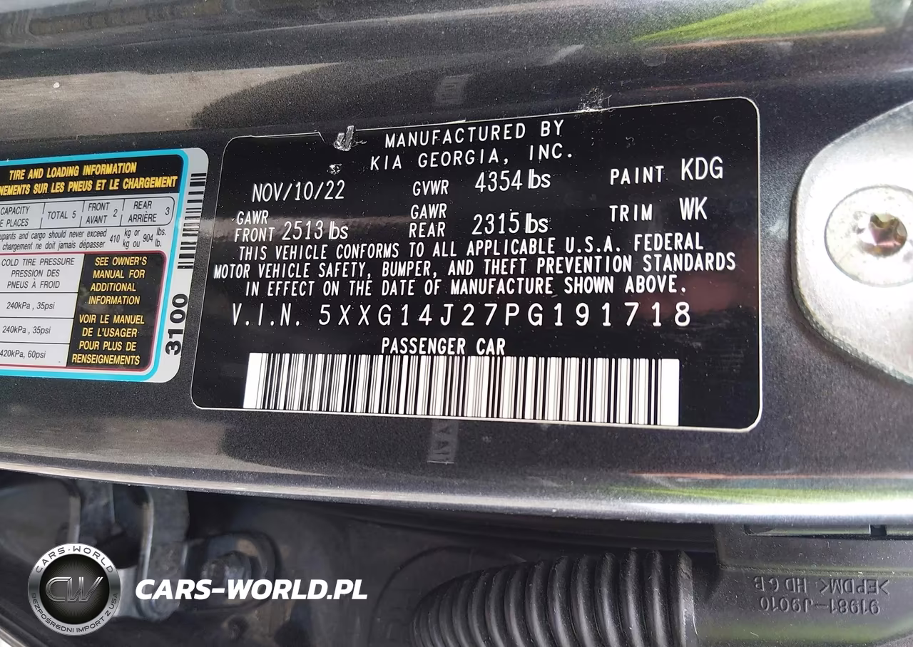 2023 Kia K5 Lxs VIN:5XXG14J27PG191718 - 9