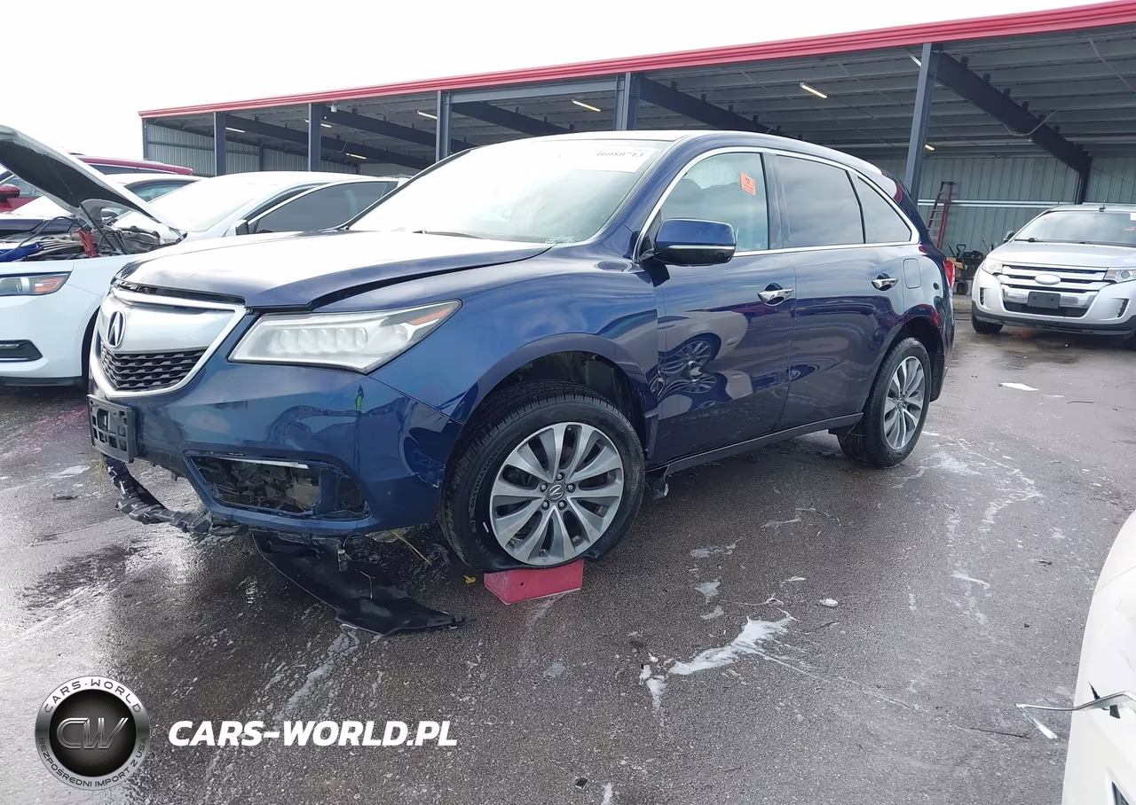 2015 Acura Mdx Technology Package VIN:5FRYD4H44FB015728 - 2