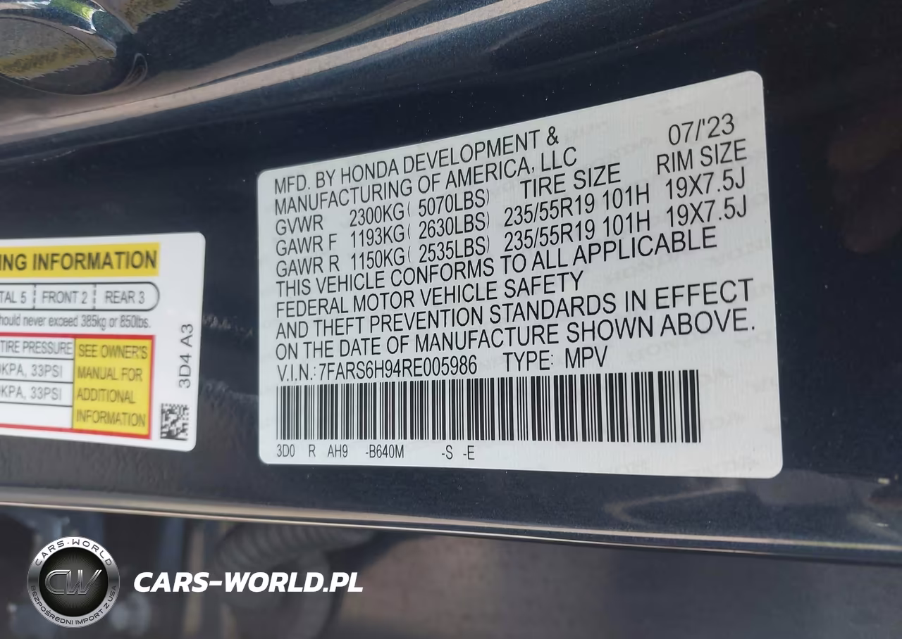 2024 Honda Cr-V Hybrid Sport Touring VIN:7FARS6H94RE005986 - 9