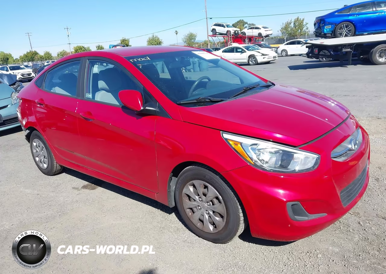 2017 Hyundai Accent Se VIN:KMHCT4AE1HU244116 - 1