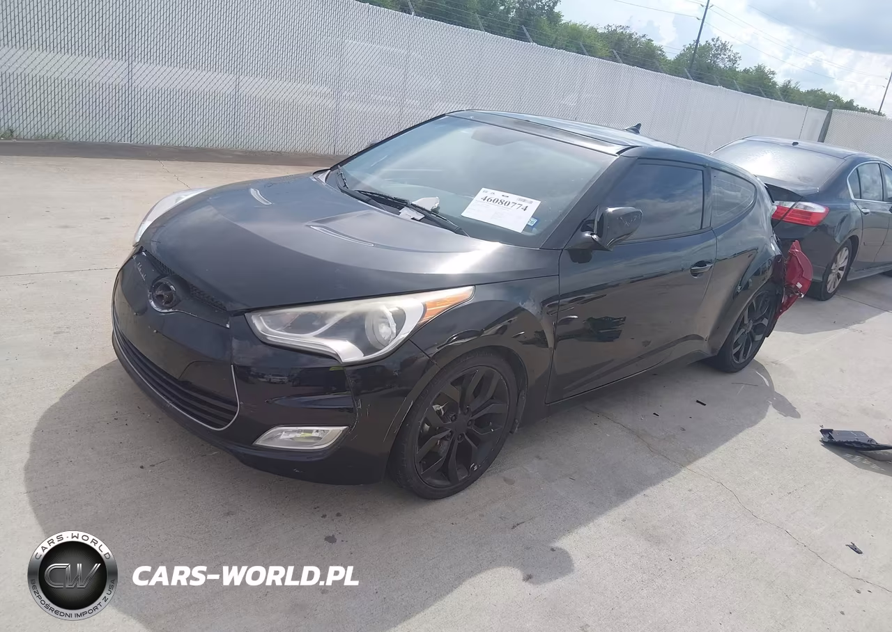 2013 Hyundai Veloster Base W-Gray VIN:KMHTC6AD9DU163961 - 2