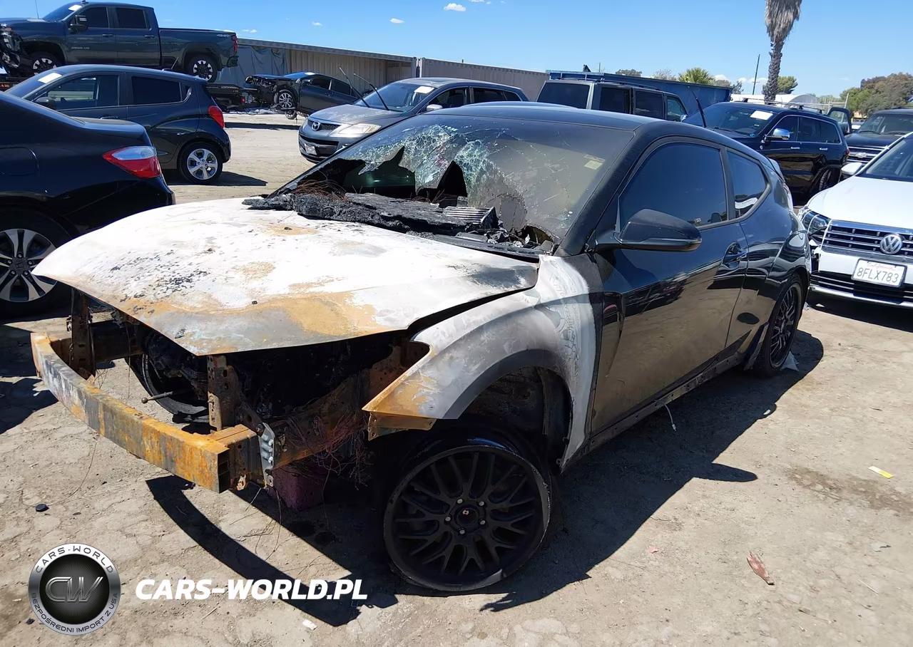 2020 Hyundai Veloster Turbo VIN:KMHTH6AB6LU027589 - 2