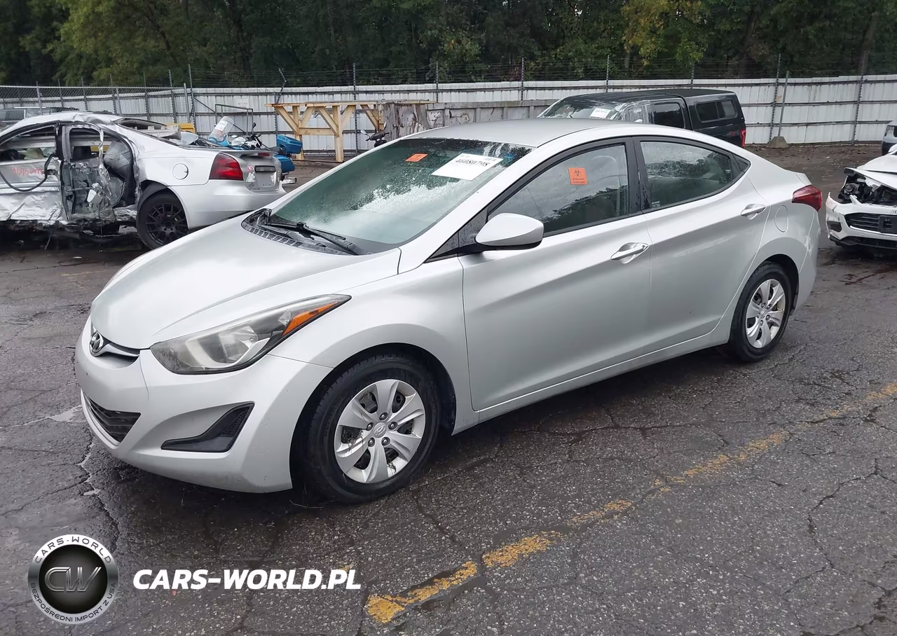 2016 Hyundai Elantra Se VIN:5NPDH4AE2GH703351 - 2