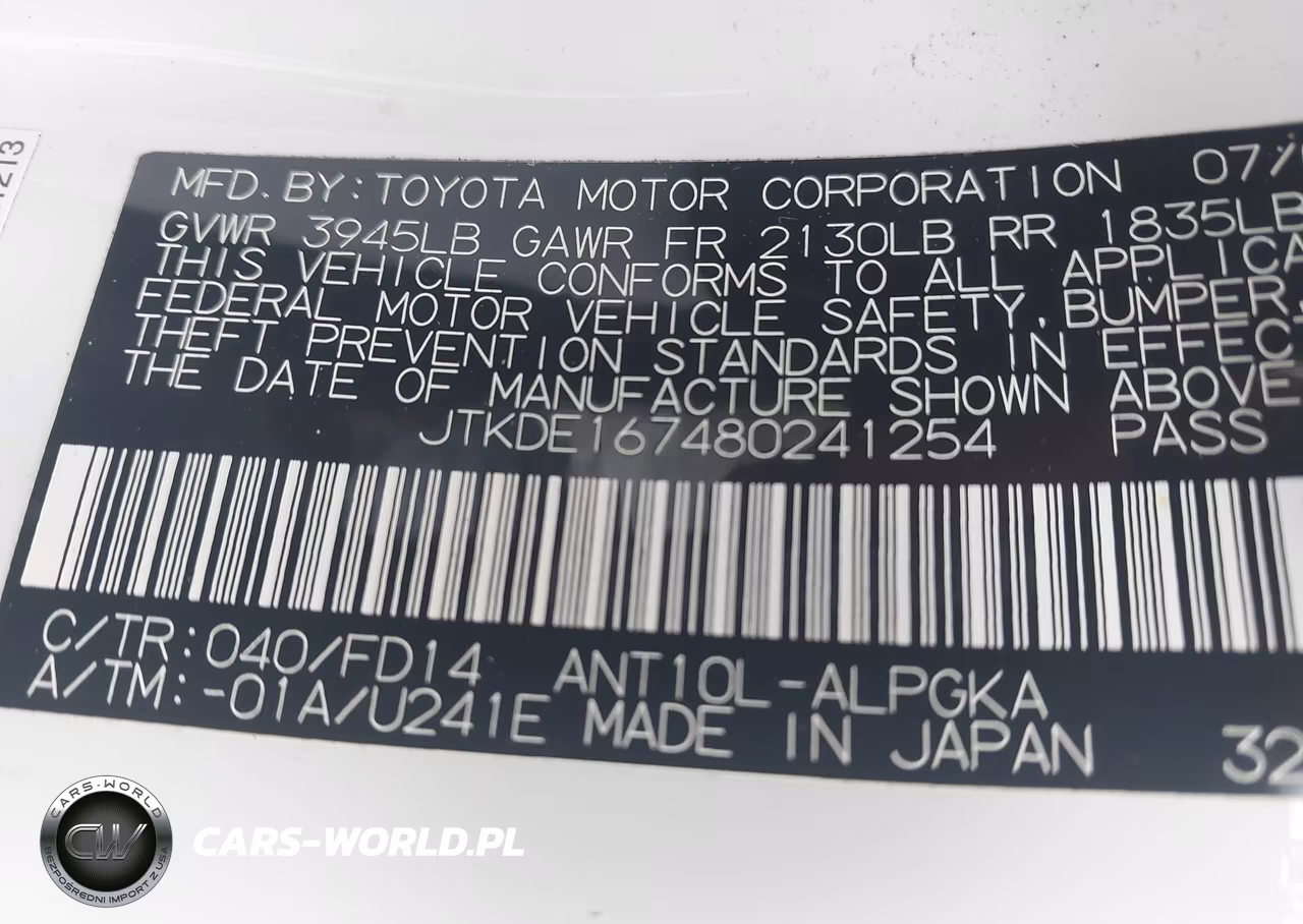2008 Scion Tc VIN:JTKDE167480241254 - 9