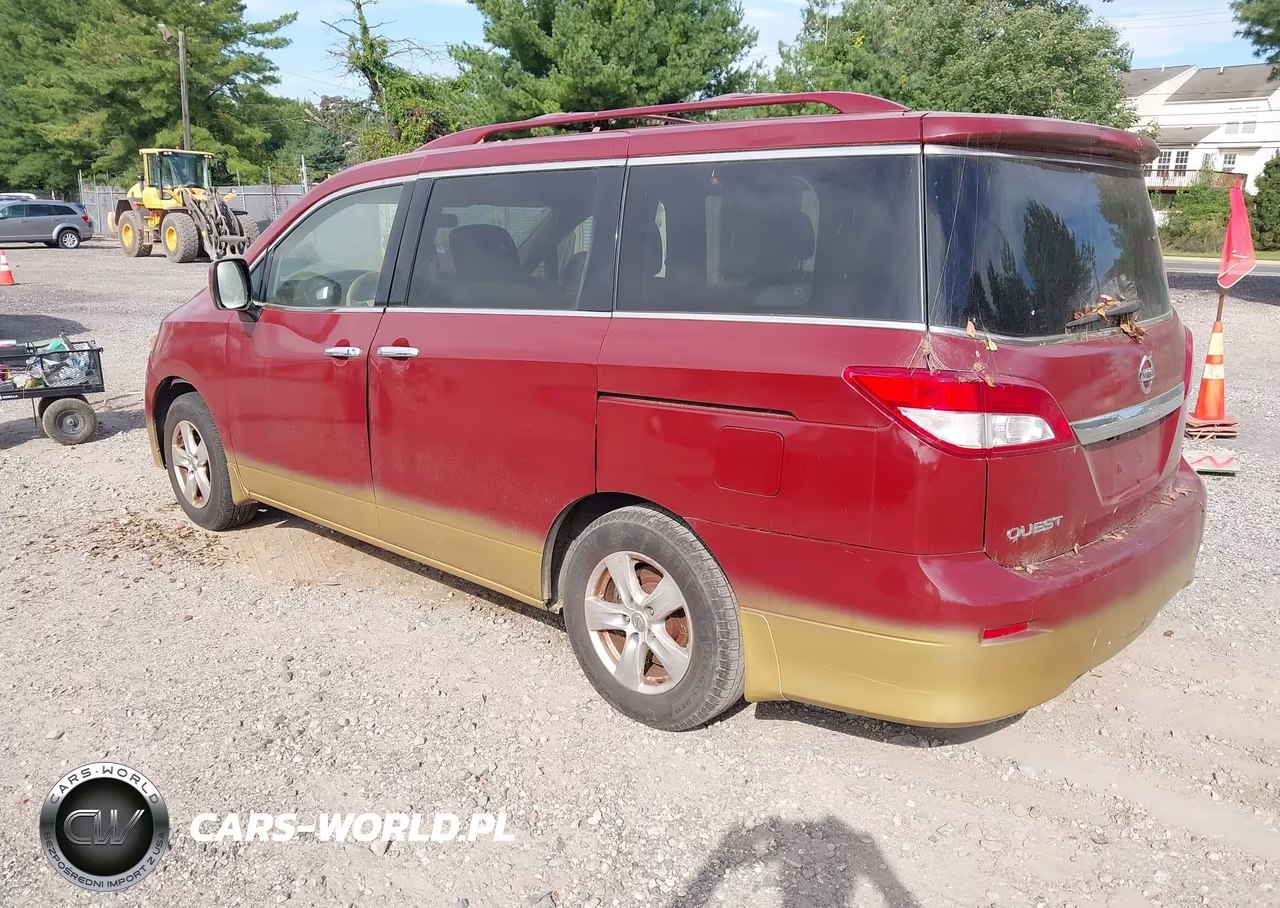 2012 Nissan Quest Sv VIN:JN8AE2KP8C9039550 - 3
