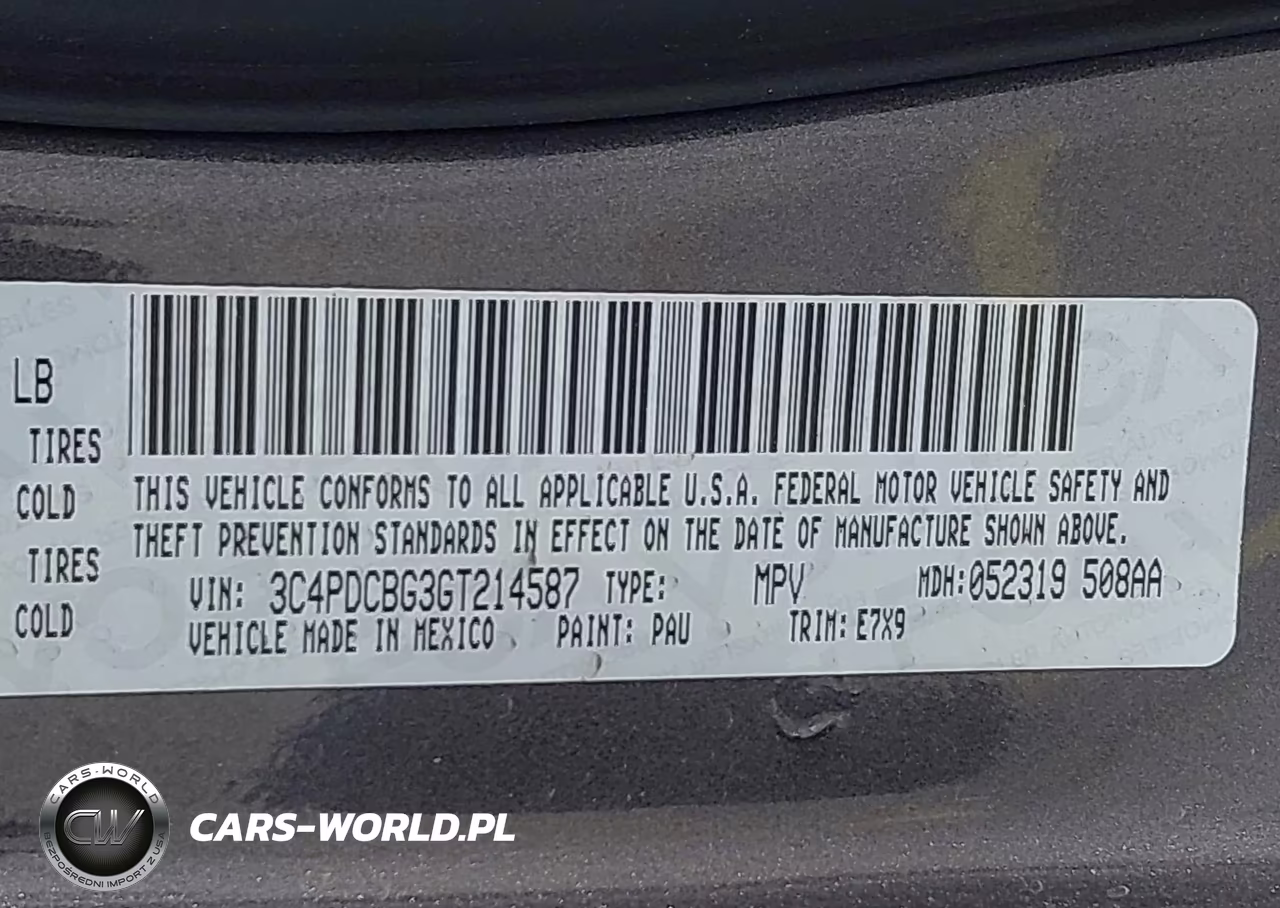 2016 Dodge Journey Sxt VIN:3C4PDCBG3GT214587 - 9