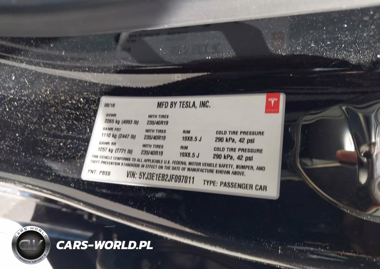 2018 Tesla Model 3 Long Range-Performance VIN:5YJ3E1EB2JF097011 - 9
