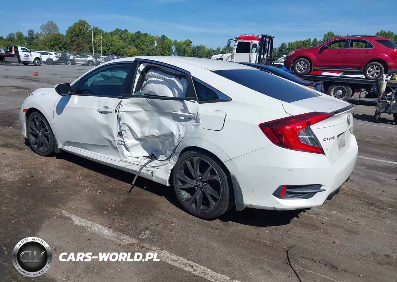 2021 Honda Civic Sport VIN:2HGFC2F81MH500293 - 3