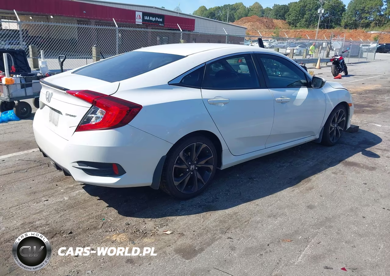 2021 Honda Civic Sport VIN:2HGFC2F81MH500293 - 4