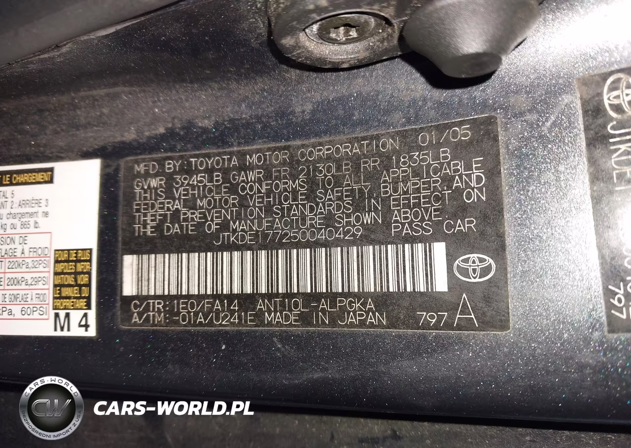 2005 Scion Tc VIN:JTKDE177250040429 - 9
