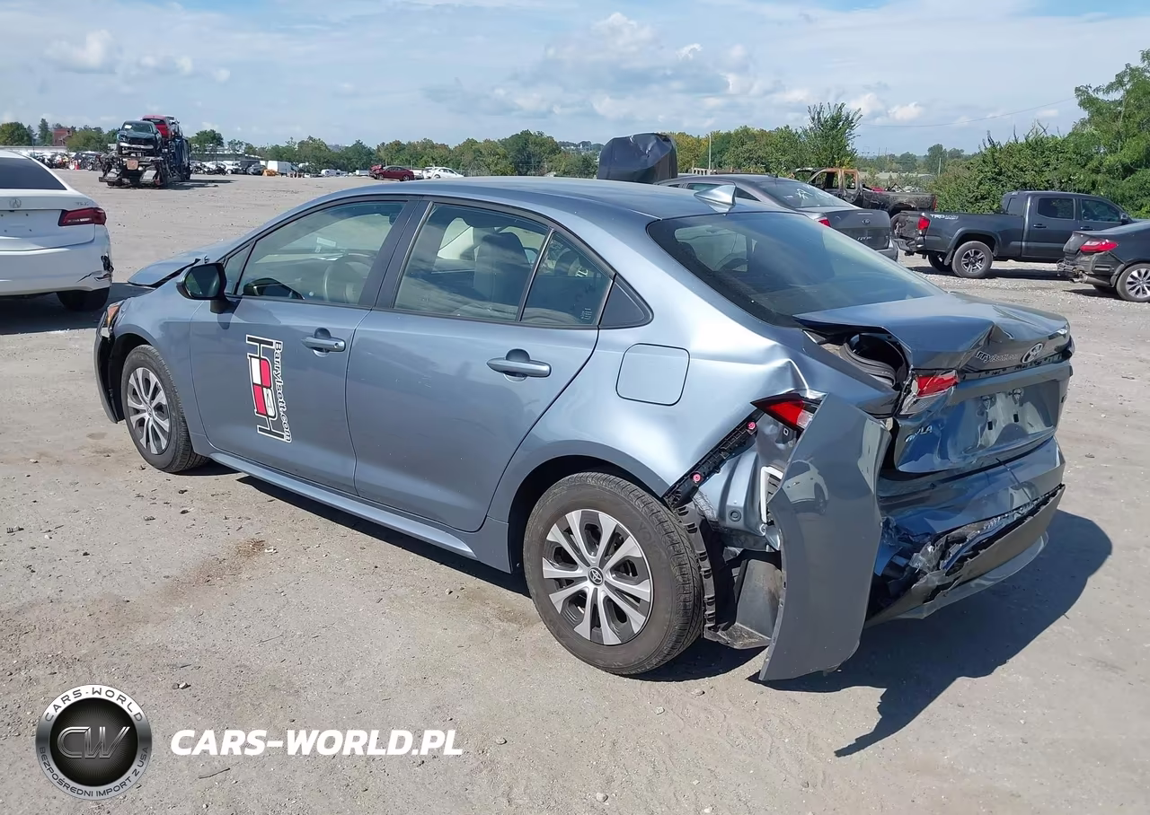 2022 Toyota Corolla Hybrid Le VIN:JTDEAMDE5N3013722 - 3