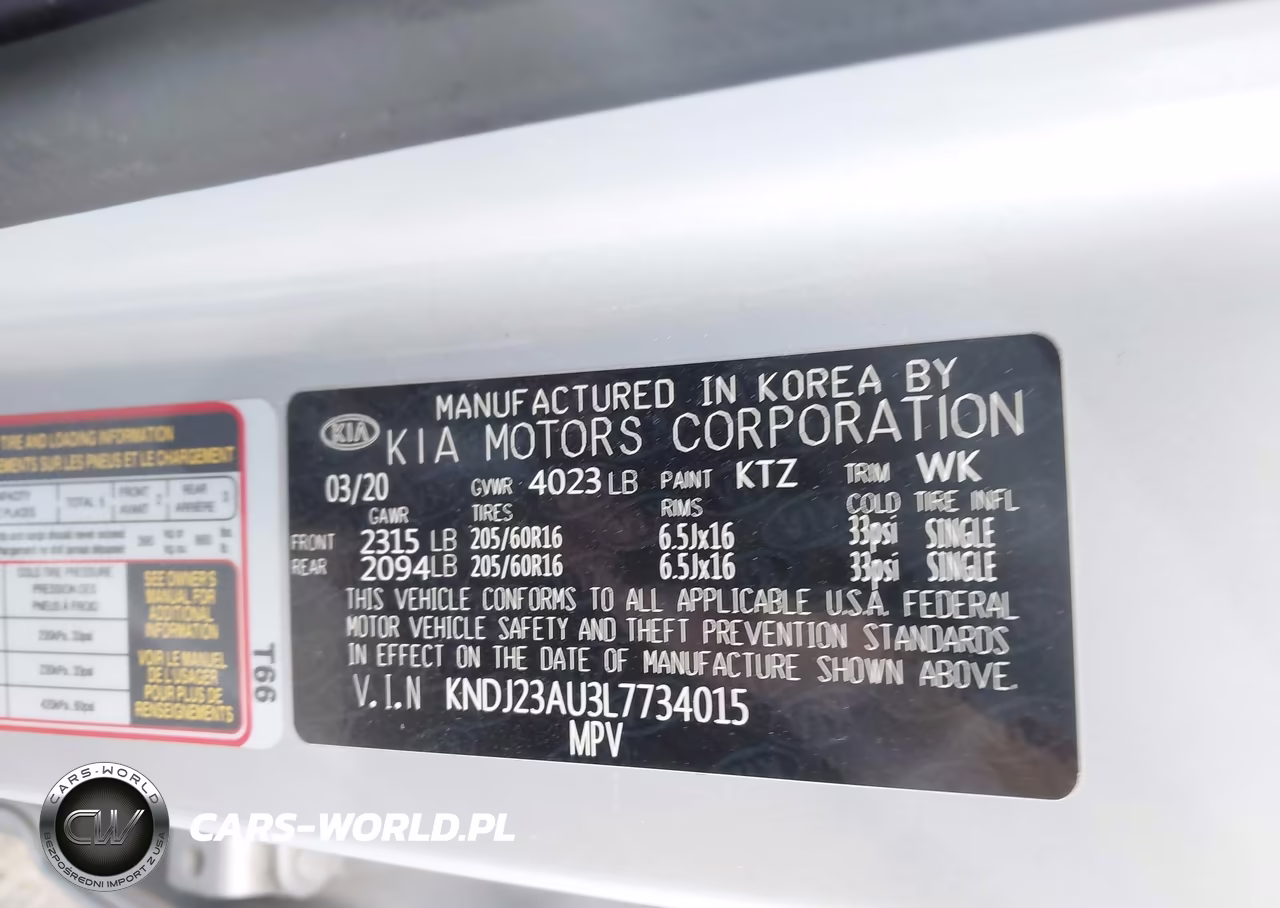 2020 Kia Soul Lx VIN:KNDJ23AU3L7734015 - 9