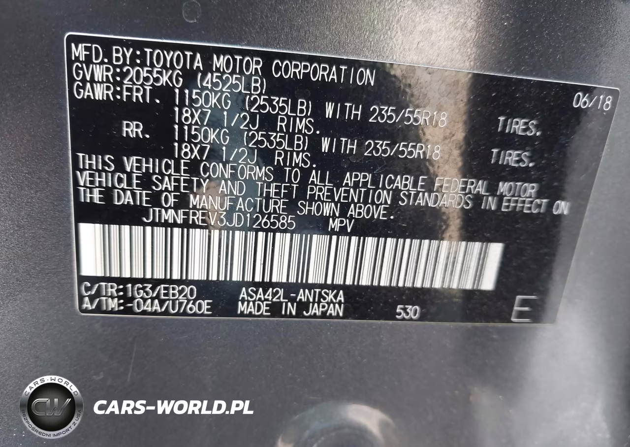 2018 Toyota Rav4 Se VIN:JTMNFREV3JD126585 - 9