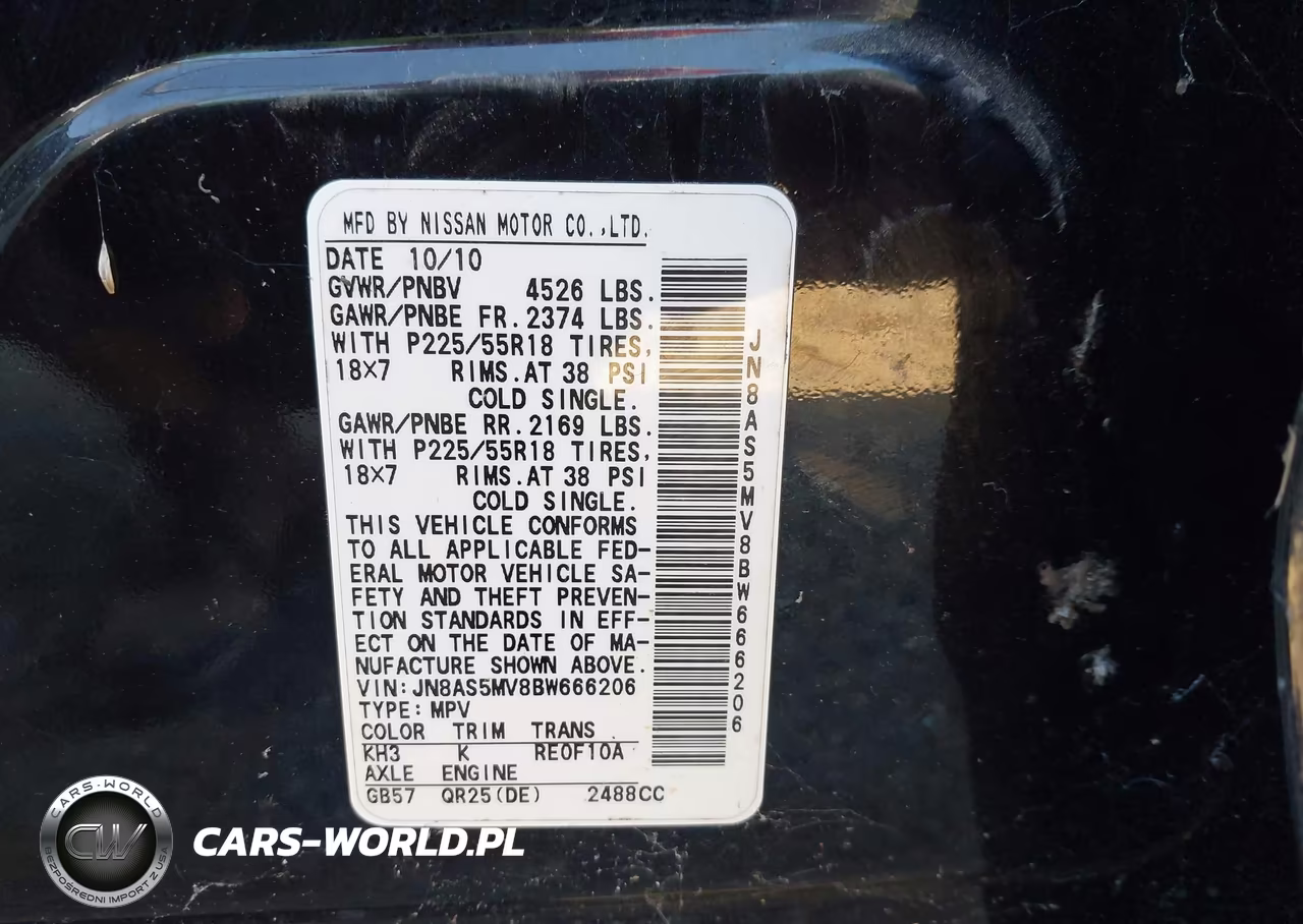 2011 Nissan Rogue Sv VIN:JN8AS5MV8BW666206 - 9