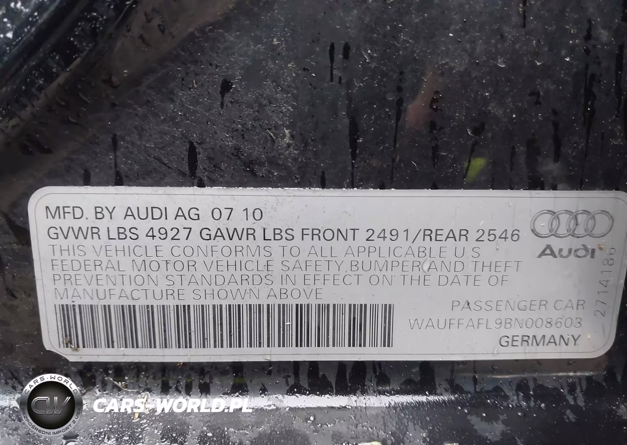 2011 Audi A4 2.0T Premium VIN:WAUFFAFL9BN008603 - 9