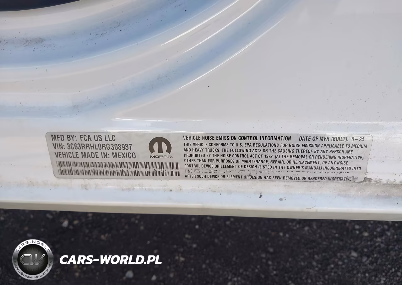 2024 Ram 3500 Big Horn 4X4 8' Box VIN:3C63RRHL0RG308937 - 8