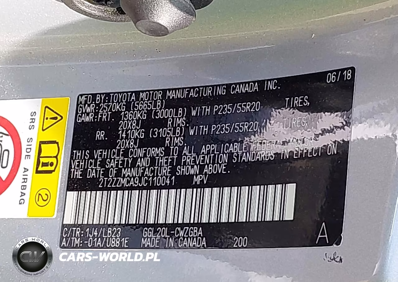 2018 Lexus Rx 350 VIN:2T2ZZMCA9JC110041 - 9