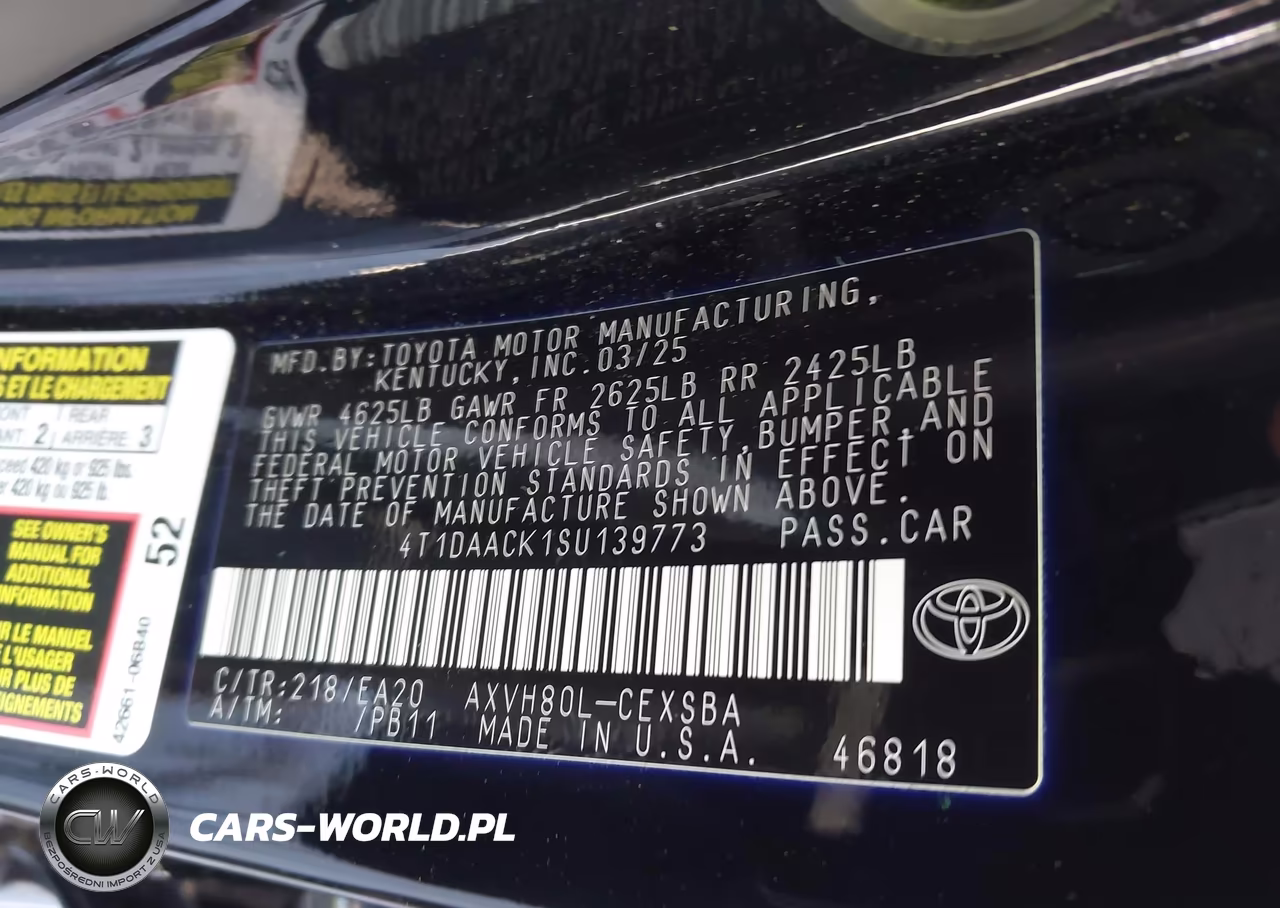 2025 Toyota Camry Se VIN:4T1DAACK1SU139773 - 9