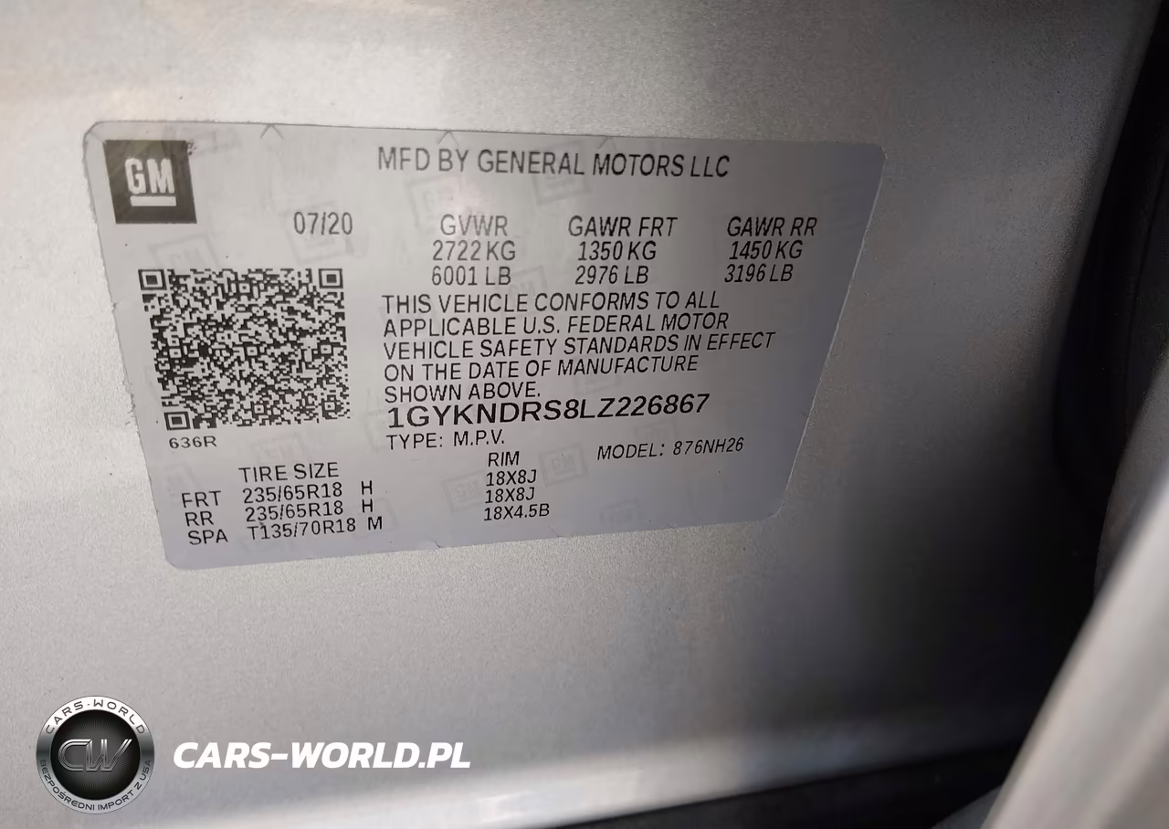 2020 Cadillac Xt5 Awd Premium Luxury VIN:1GYKNDRS8LZ226867 - 9