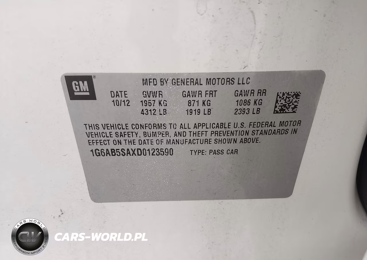 2013 Cadillac Ats Luxury VIN:1G6AB5SAXD0123590 - 9