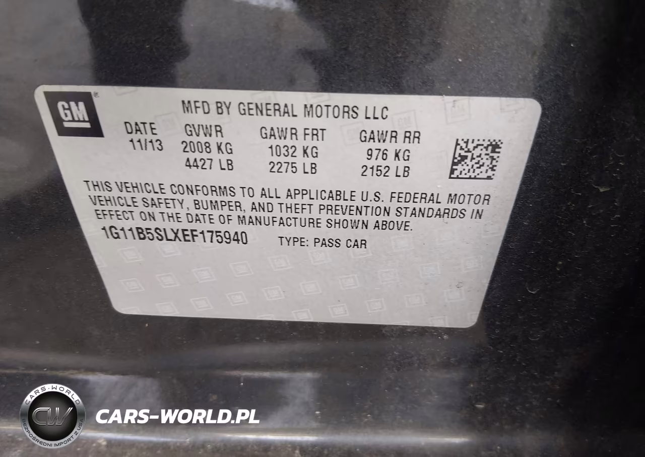 2014 Chevrolet Malibu 1Ls VIN:1G11B5SLXEF175940 - 9