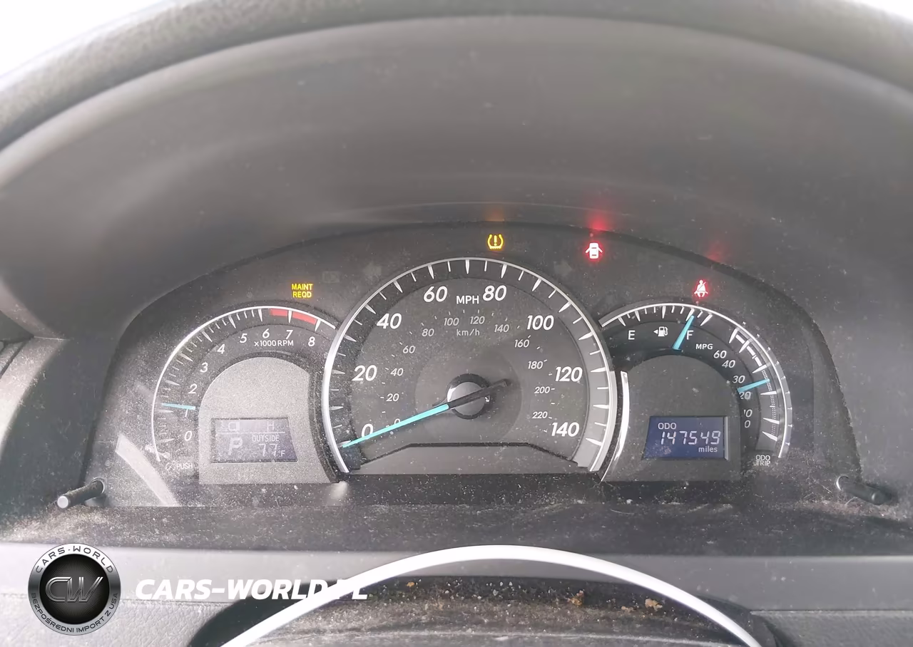 2012 Toyota Camry Xle VIN:4T1BF1FK2CU133678 - 7