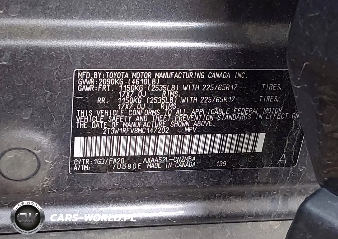 2021 Toyota Rav4 Xle VIN:2T3W1RFV8MC147202 - 9
