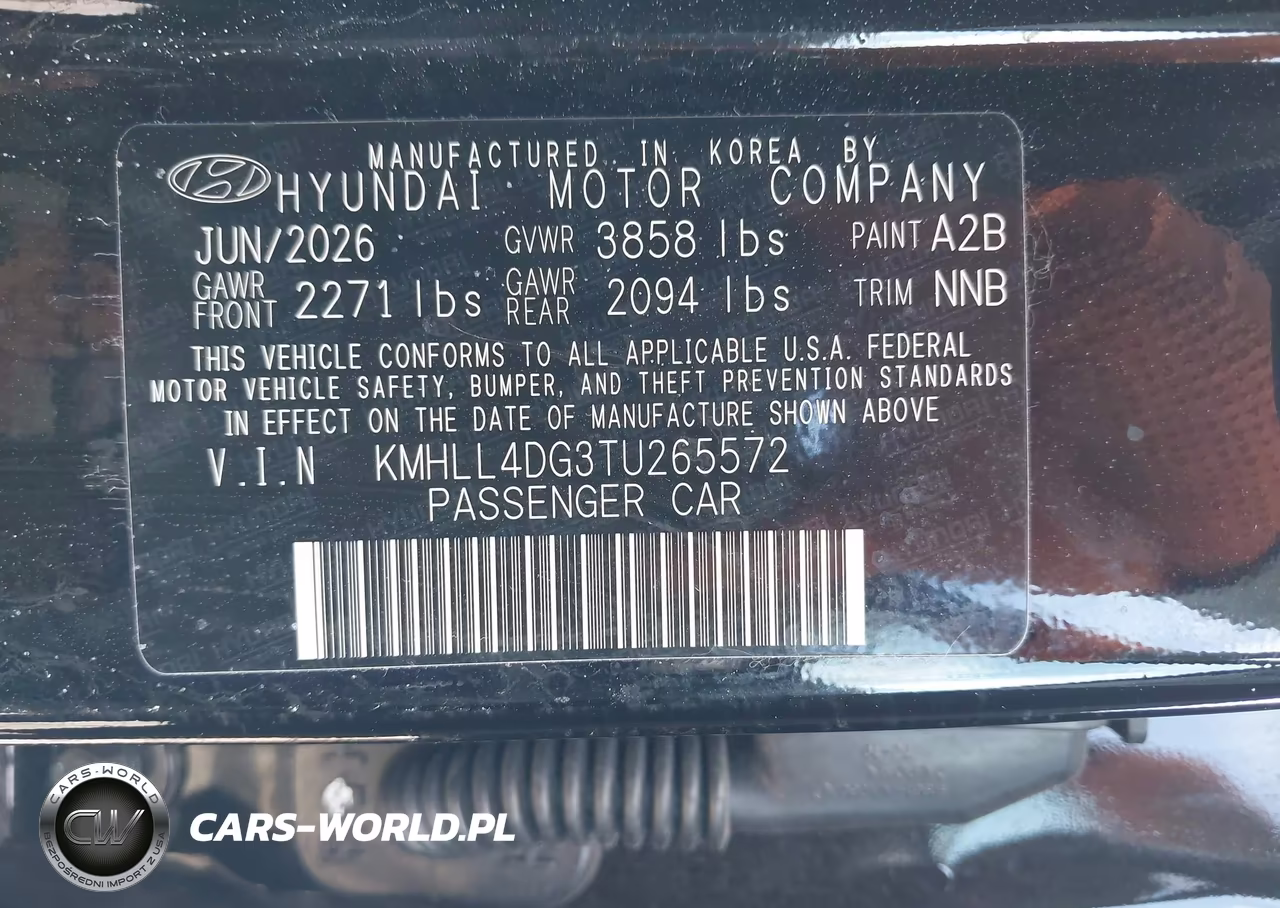 2026 Hyundai Elantra Se VIN:KMHLL4DG3TU265572 - 9
