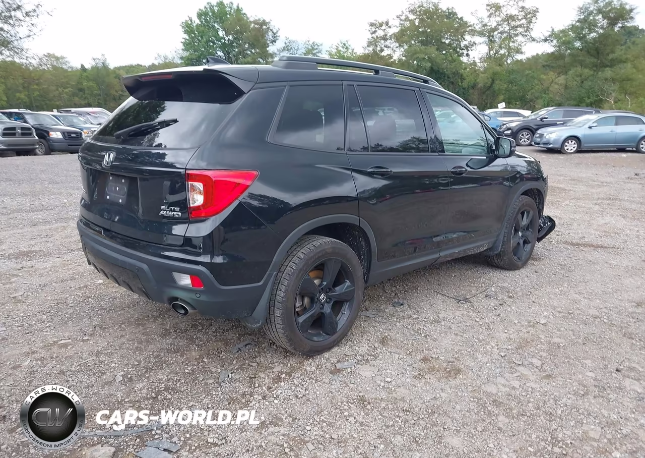 2021 Honda Passport Awd Elite VIN:5FNYF8H07MB003487 - 4
