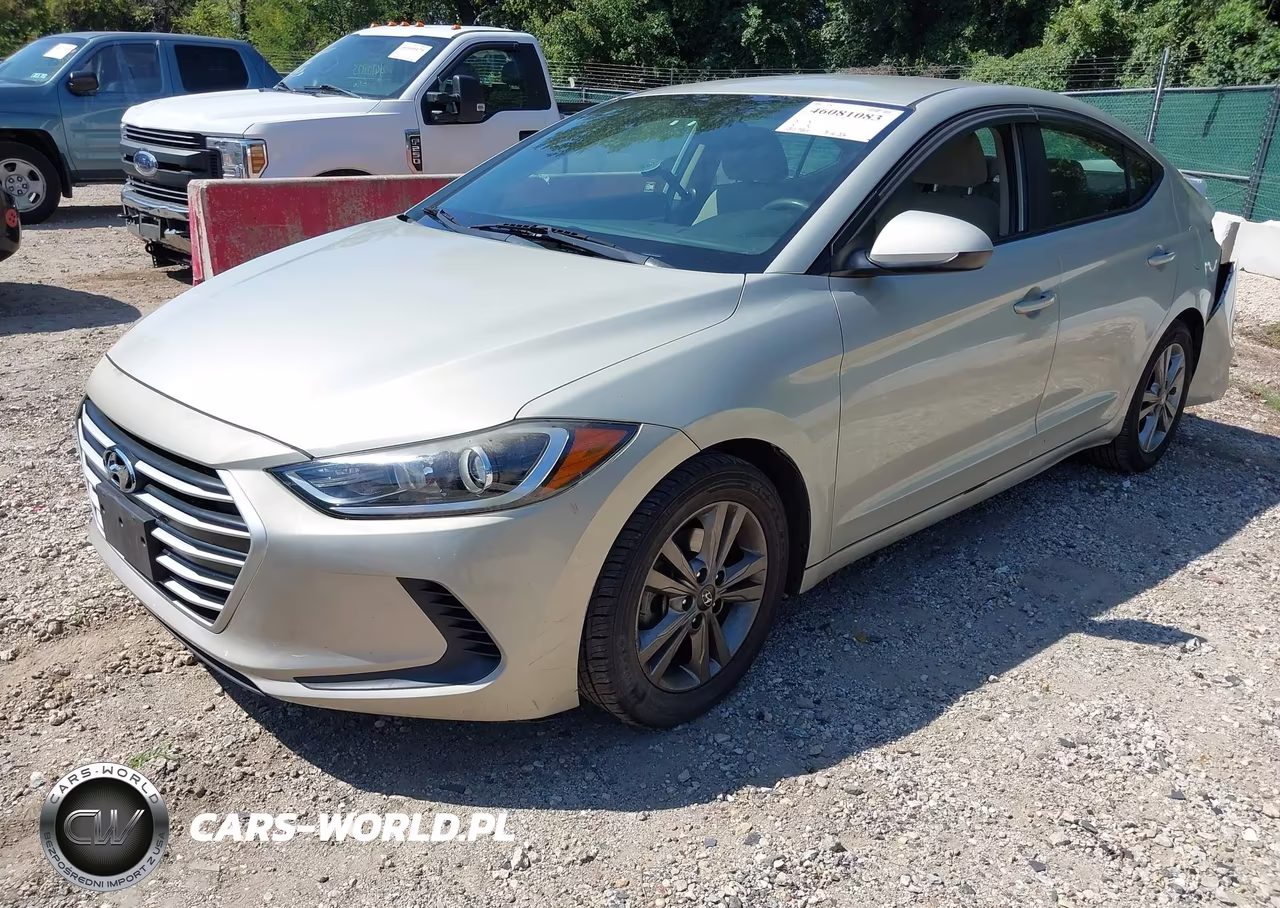 2017 Hyundai Elantra Se VIN:KMHD84LF2HU245352 - 2