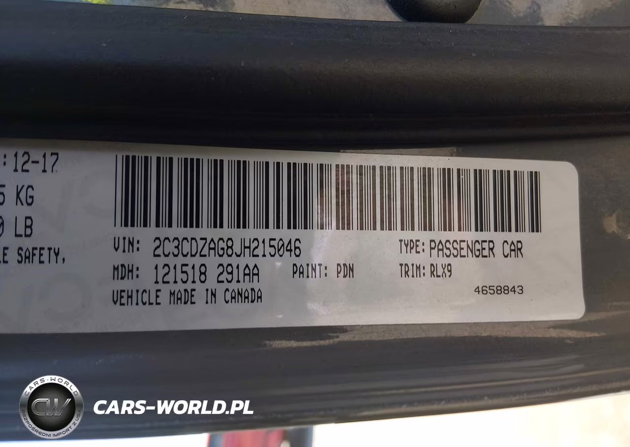 2018 Dodge Challenger Sxt Plus VIN:2C3CDZAG8JH215046 - 9