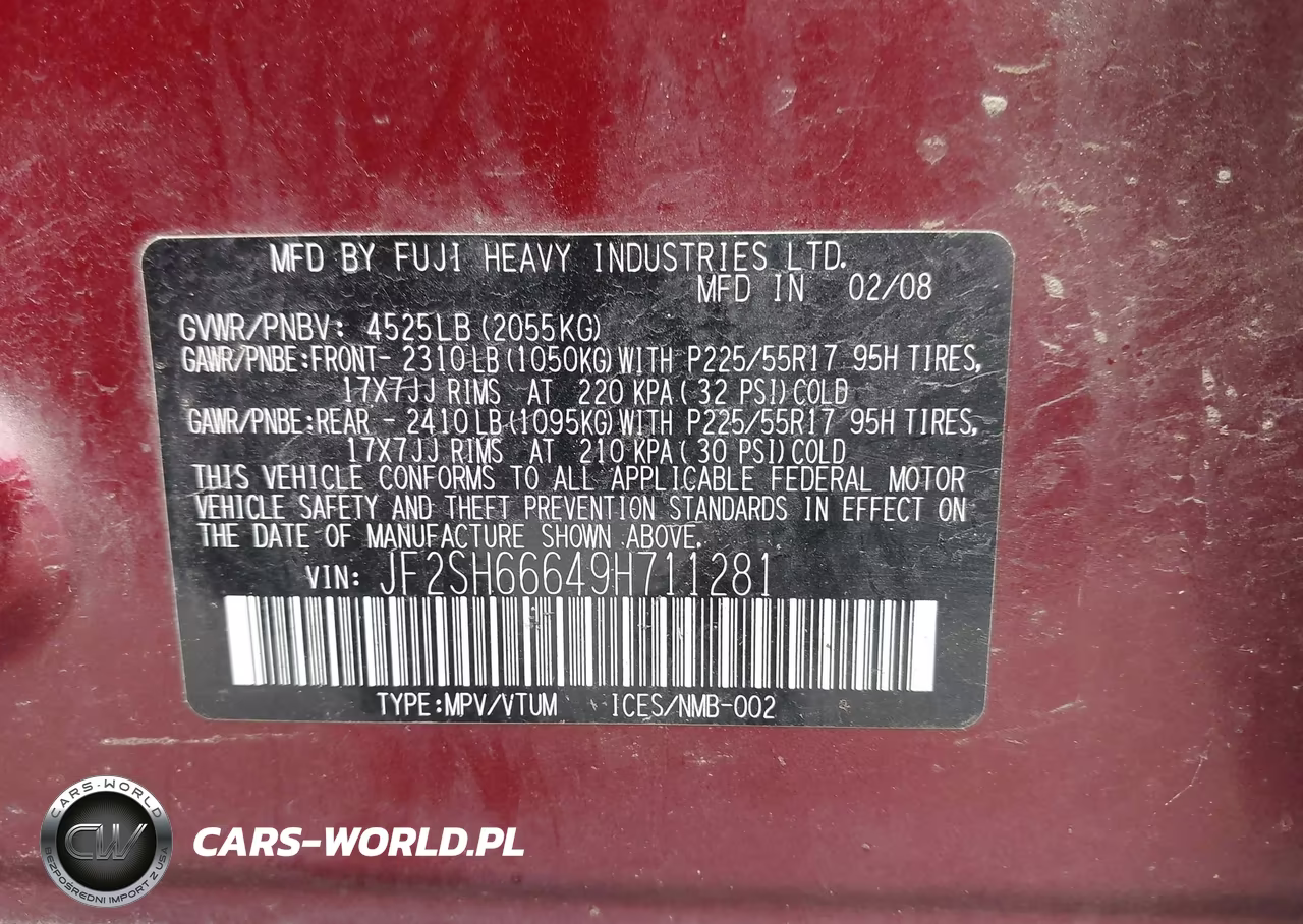 2009 Subaru Forester 2.5Xt Limited VIN:JF2SH66649H711281 - 9