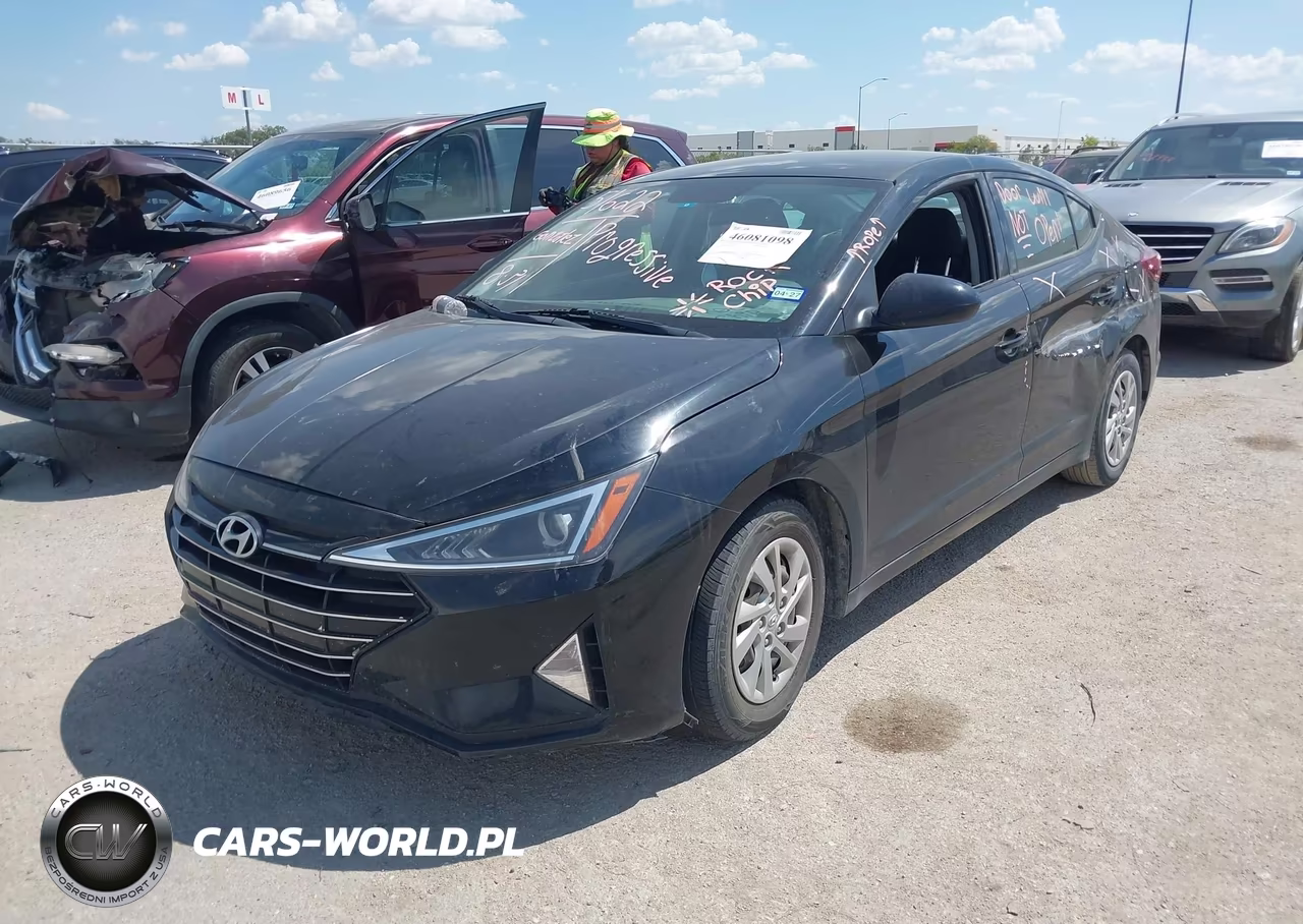 2019 Hyundai Elantra Se VIN:KMHD74LFXKU781217 - 2
