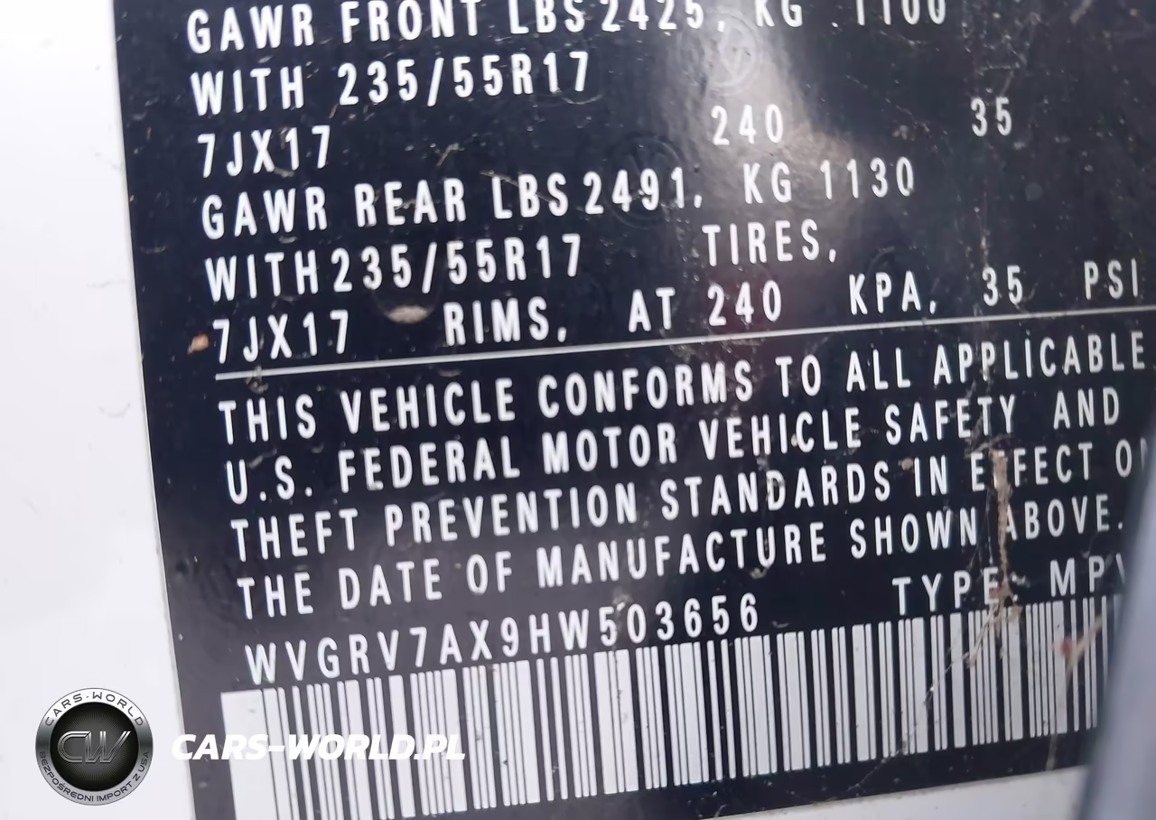 2017 Volkswagen Tiguan Wolfsburg VIN:WVGRV7AX9HW503656 - 9