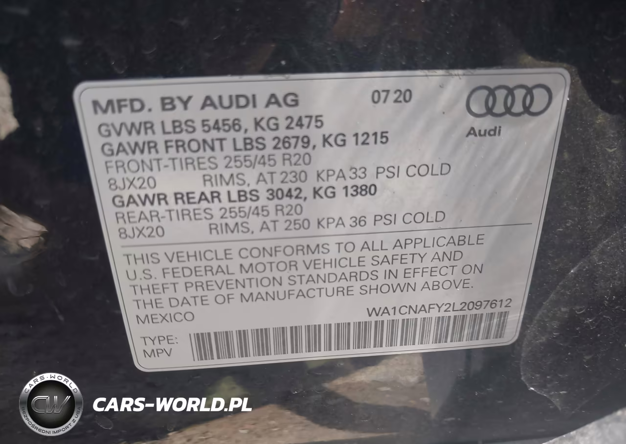 2020 Audi Q5 Prestige 45 Tfsi Quattro S Tronic VIN:WA1CNAFY2L2097612 - 9
